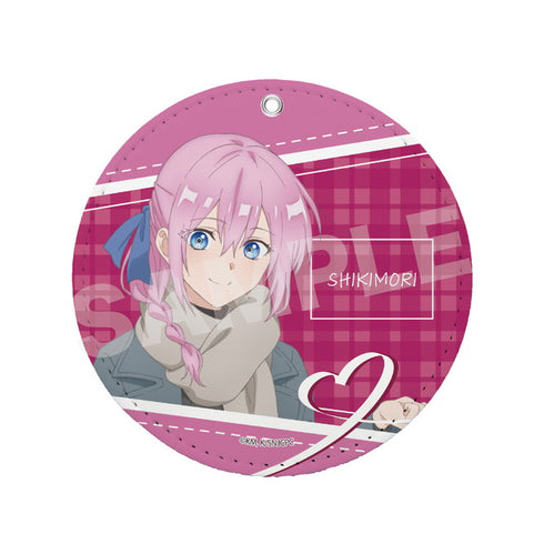 『可愛いだけじゃない式守さん』レザーコースターキーホルダー 02 式守さん(冬)